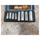 8- Metric Deepwell Sockets 3/8'drive 10mm-19mm
