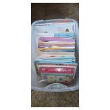 Tote of assorted holiday cards