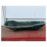 Brush Pottery Serving Boat 3'x10'