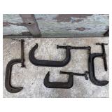 4- C-Clamps, 5' to 8'