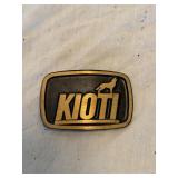 KIOTI  Belt Buckle , solid brass