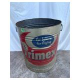 Vintage Primex Shortening Can, 110lbs can
