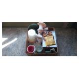 Flat of assorted decor