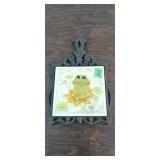 Cast iron and ceramic tile wall decor 7.5' x 12'