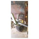 Small barrel of scrap metal