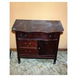 Vintage Dresser with Hat storage Door