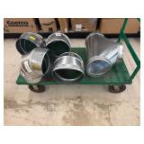 4- 10ï¿½ 90 Degree Duct work Elbows , 10ï¿½ T