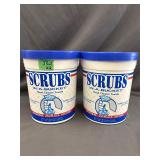 2 - Scrubs in-a-bucket hand cleaner towels