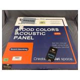 Bubos Large Acoustics wood-pattern wall panels