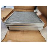 (10) Washable Galvanized Metal Mesh Filters