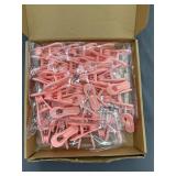Tofiigrem Pink Hangers Clips