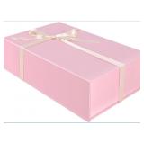Assorted decor, includes Brothersbox Pink Gift Box
