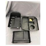 Center console organizer trays