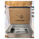 Suzzipaws Stainless Steel Cat Litter Box.