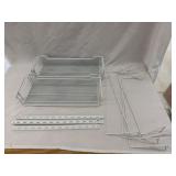 8- Metal Shelf Organizer Missing Some Pieces