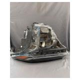 Black housing clear lens projector headlight