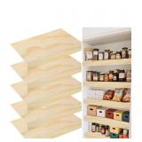 5 Pack Wooden Shelf Covers Wire Rack Covers