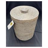 Kouboo Rattan Waste Basket 2gal wiith lid