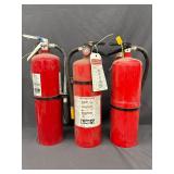 3 - Dry Chemical Fire Extinguishers