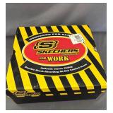 Skechers brown work shoes size 8