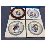 4 - Schmid Christmas collector plates