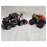 (1) Tonka Truck (1) Muscle Machine Truck