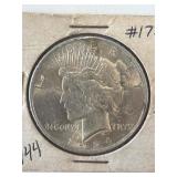 1924 Peace Silver Dollar