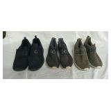 3 pairs of mens Adidas running shoes size 11,11,12