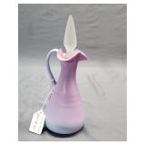Purple Art Glas Cruet 8.5ï¿½ tall