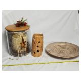 (3) Piece Home Decor Lot