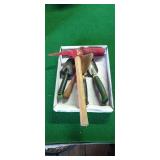 Assorted gardening tools