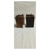 Pair of antique wooden Model A/T ignition coils