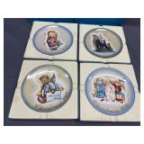 4 - Schmid Christmas collector plates