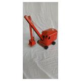 Vintage STRUCTO Pressed Steel Orange CRANE