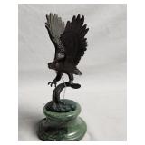 Bronze Eagle with Base 9in tall