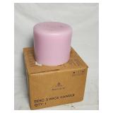 Party Lite 3 Wick Candle 6'd x 5.25'h