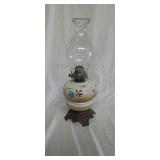 Scovill Rayo queen anne #2 oil lamp 17' tall