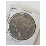 1925 Peace Silver Dollar