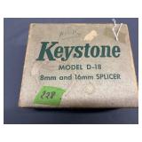 Keystone Model D-18 8mm and 16mm Splicer