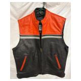 Harley-Davidson genuine leather vest, size 46