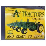 New Series A Tractors Are Here' Metal Sign