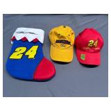 2 - Jeff Gordon #24 strapback hats