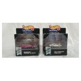 Two limited edition hotwheels diecast cars NIB
