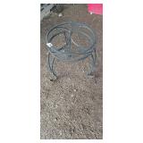 Iron flower pot stand 15' tall