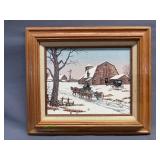 C. Carson ï¿½Amish Winter Landscapeï¿½