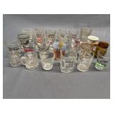25 - Glass shot glasses