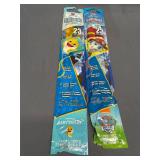 2 - sky Diamond kites, Baby Shark, Paw Patrol