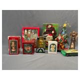 Assorted Christmas ornaments & decor