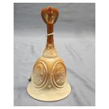 Fenton Glass Bell Presidential Theme. 6.5in tall