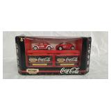 Matchbox collectables, coca cola diecast cars set